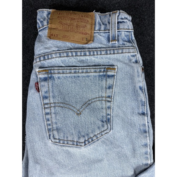 Vintage 1999 Levi's 512 Slim Straight Blue Jeans - Picture 2 of 16